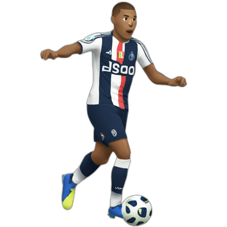 Mbappé joue de la flûte emoji