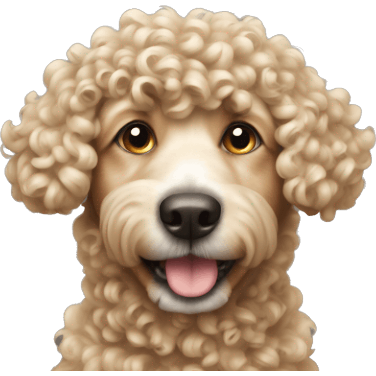 dog curly emoji