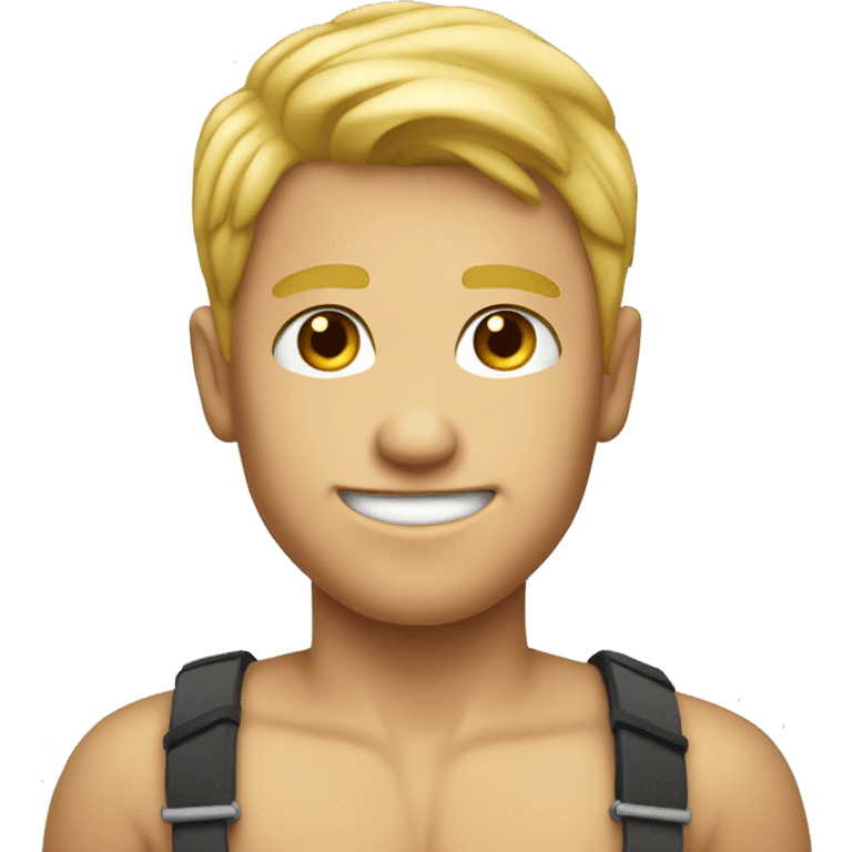 blonde handsome boy emoji