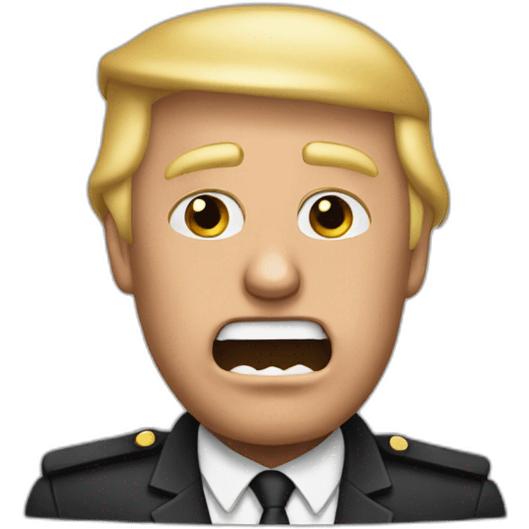 trump-getting-arrested emoji