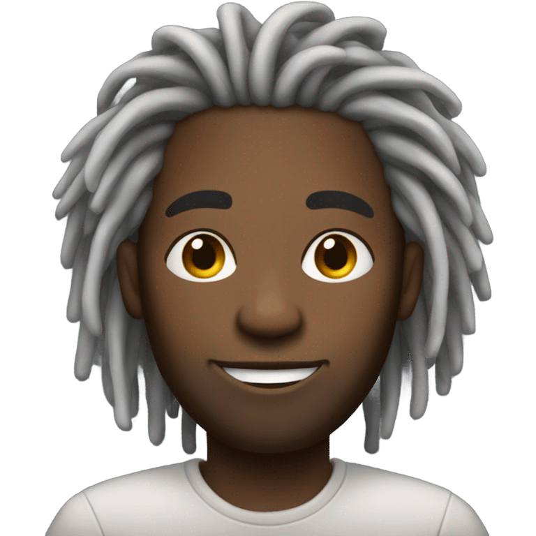 Black guy with dreads emoji