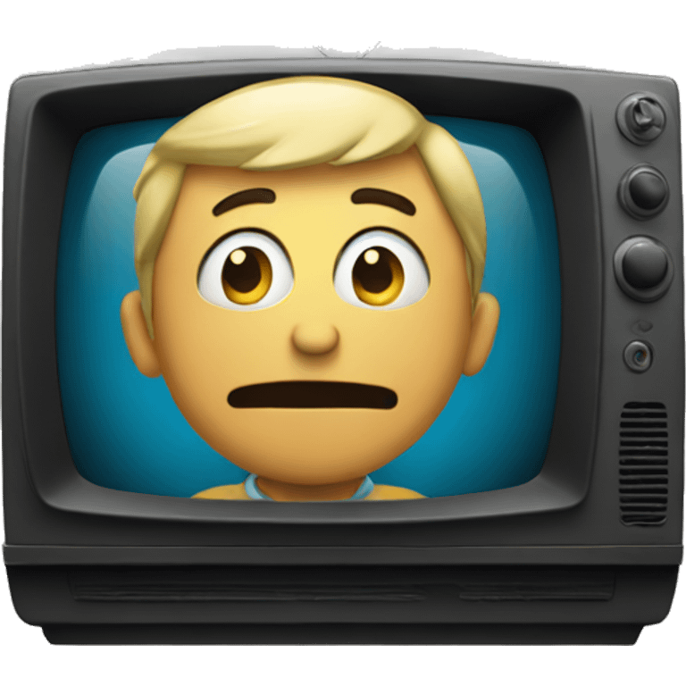 Watching television  emoji