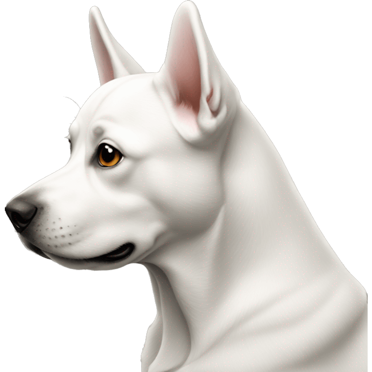 Perro blanco  emoji