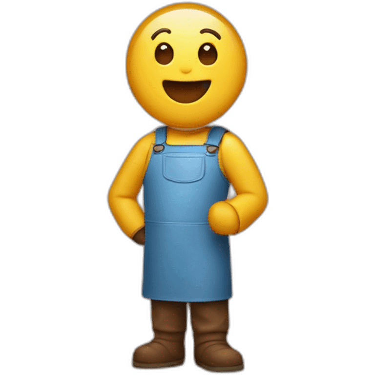 Un gros qui gobe une saucisse emoji