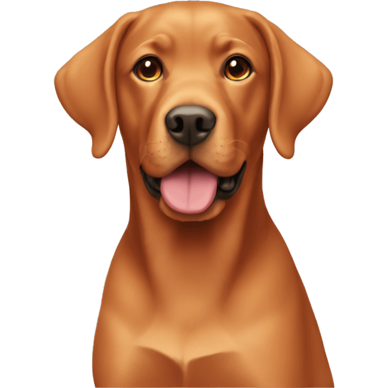 Red Labrador emoji