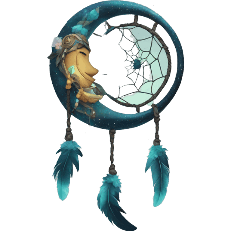 crescent-dreamcatcher emoji