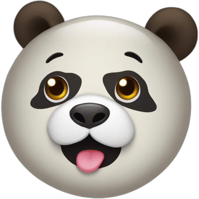 Panda poop emoji