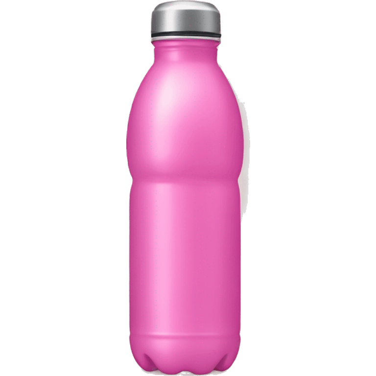 Pink water bottle slim emoji