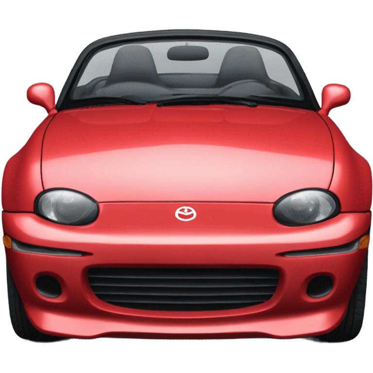 1990 red Mazda MX5 emoji