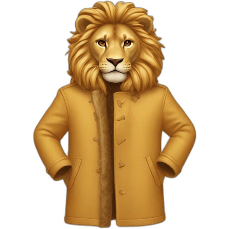 leo coat emoji