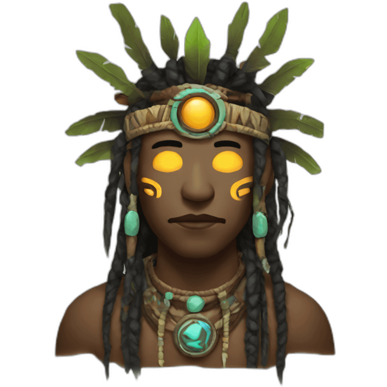 techno shaman emoji