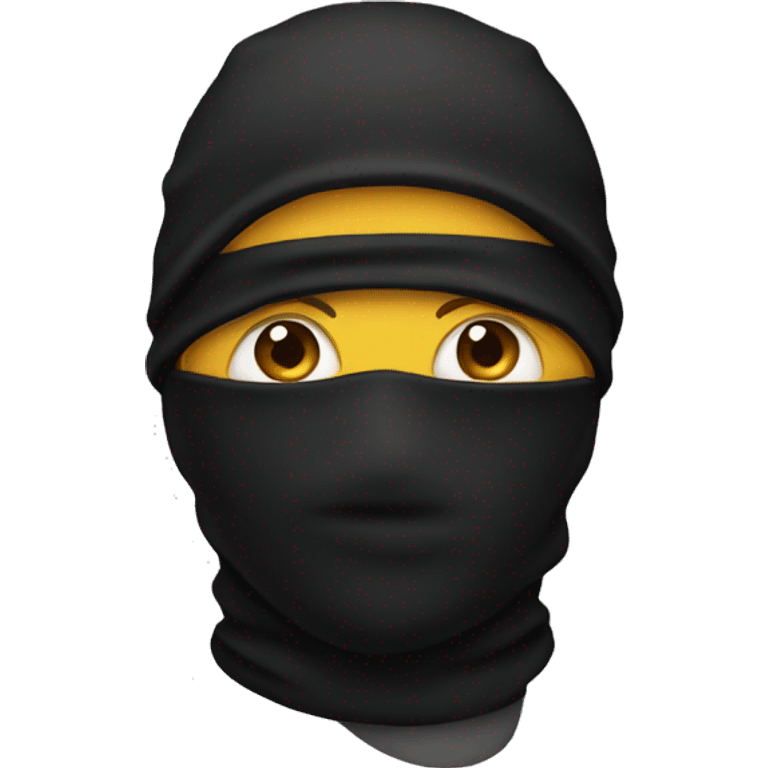 Ski mask emoji