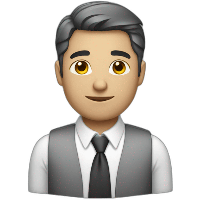 Male office worker emoji