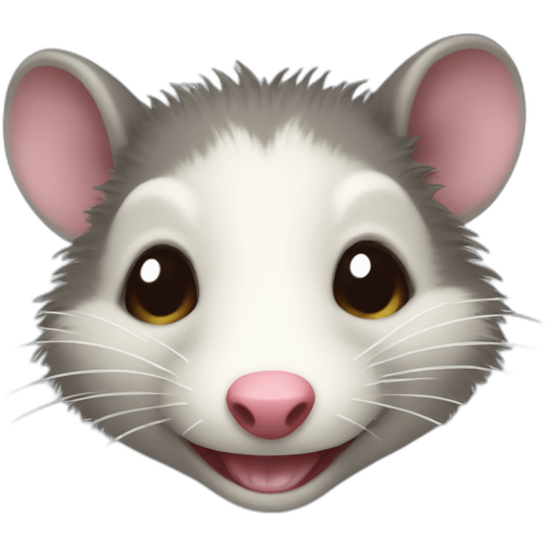 opossum smiling emoji