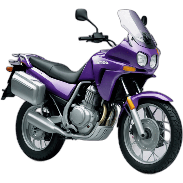 Honda transalp 600 1992 purple and grey emoji