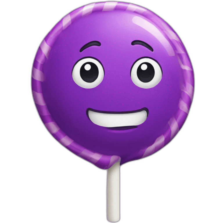 purple candy emoji