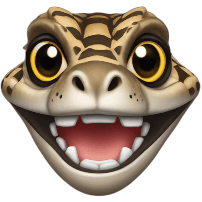 Smiling Diamondback emoji