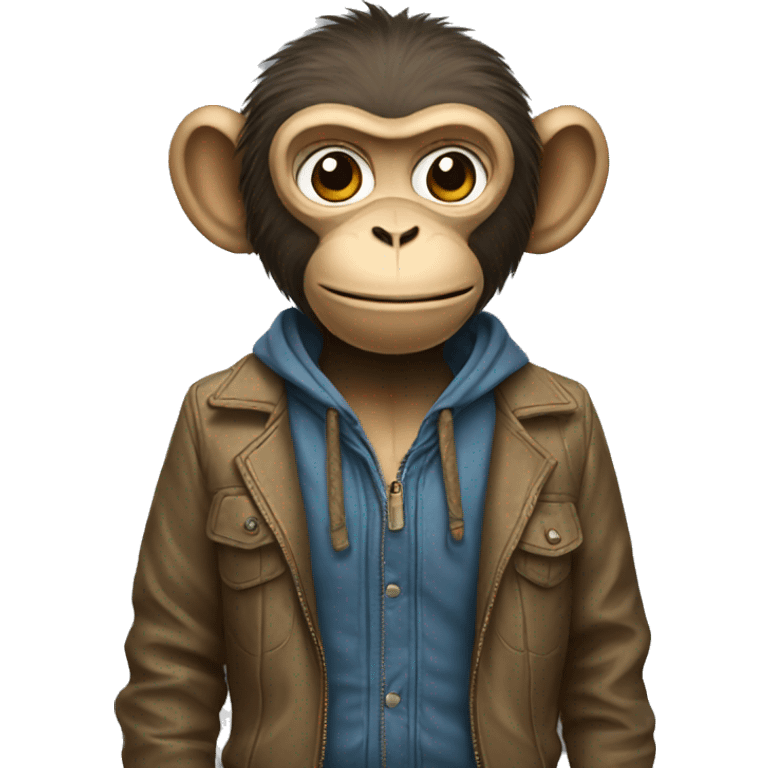 Monkey wearing clothes  emoji