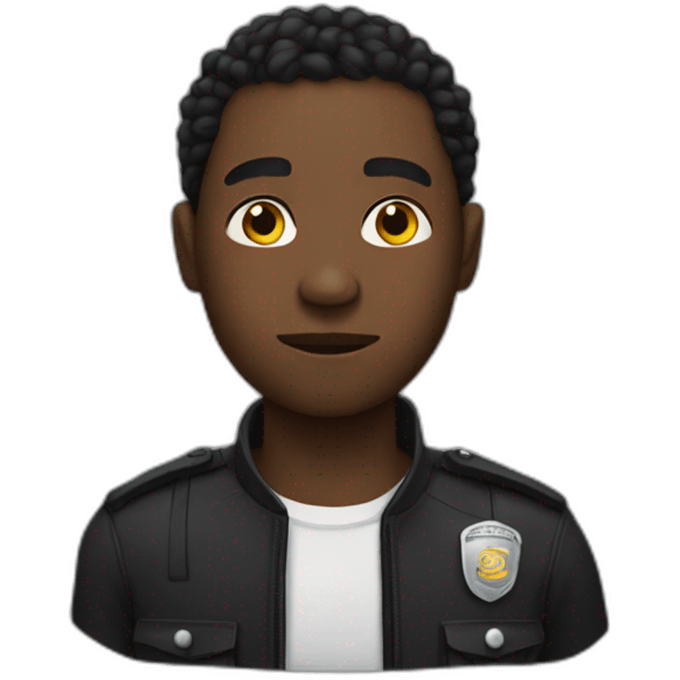 Black guy arrested emoji