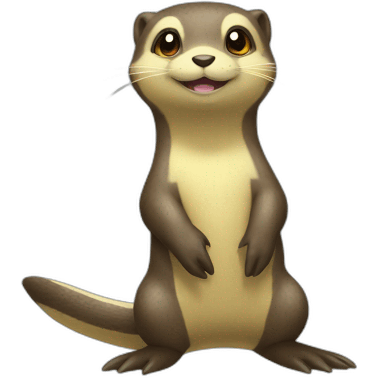 Loutre sur pikachu emoji