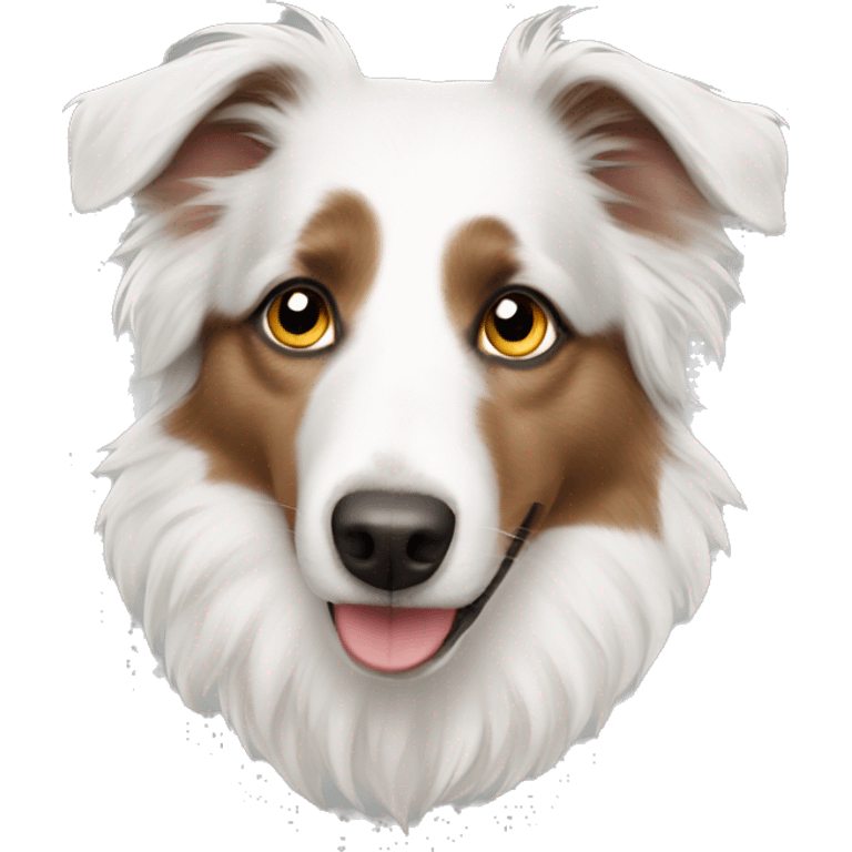 White australian shepherd  emoji