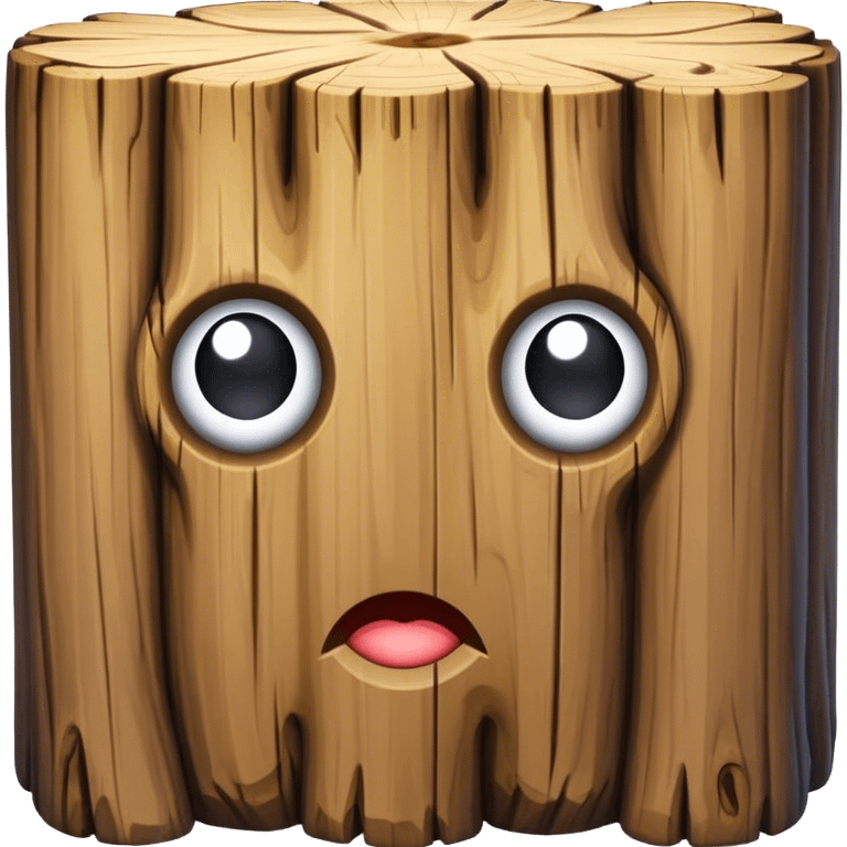 tree trunk block emoji