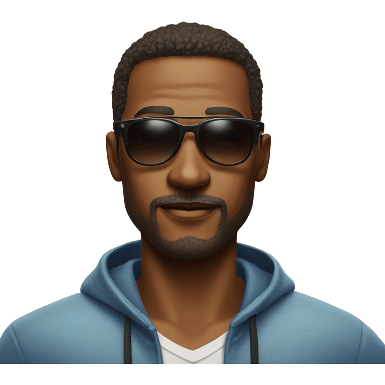 cool dude in sunglasses portrait emoji