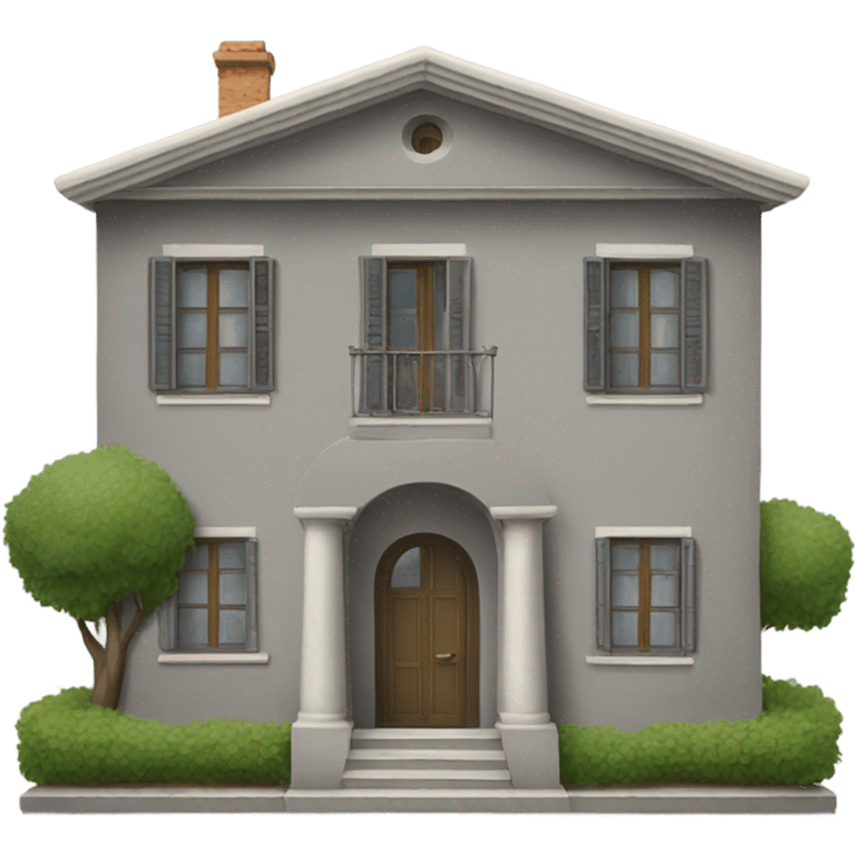 Italian grey house emoji