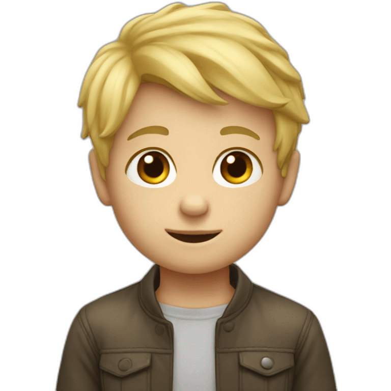 Little blonde boy emoji