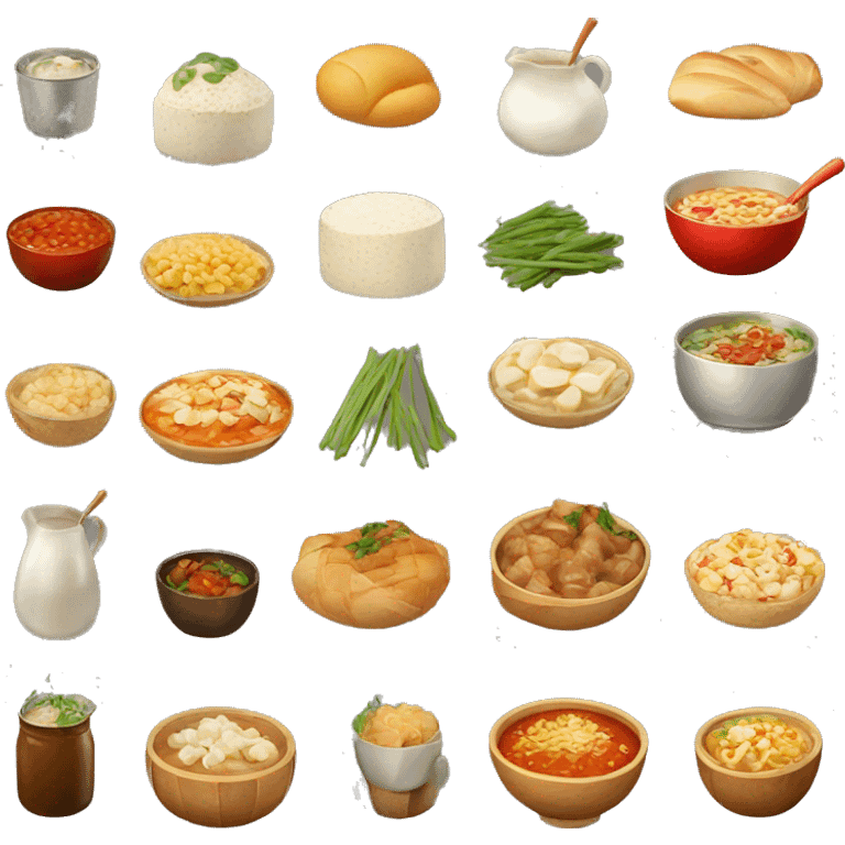 Russian traditional food emoji