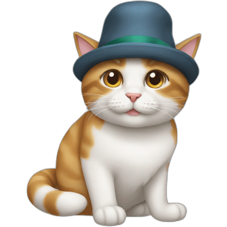 cat with hat emoji