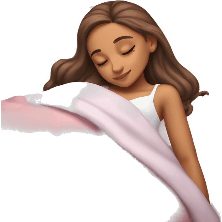 Ariana Grande sleeping emoji