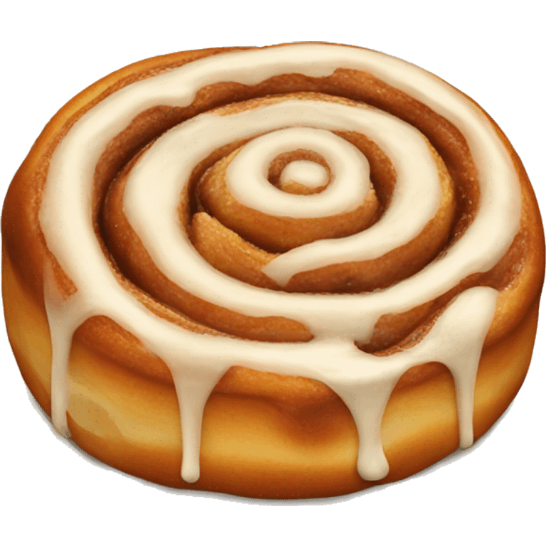 Glazed cinnamon bun emoji