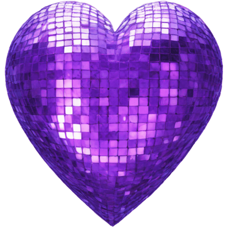 disco heart purple emoji