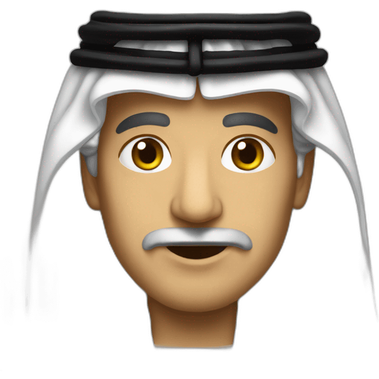 Old saudi king emoji