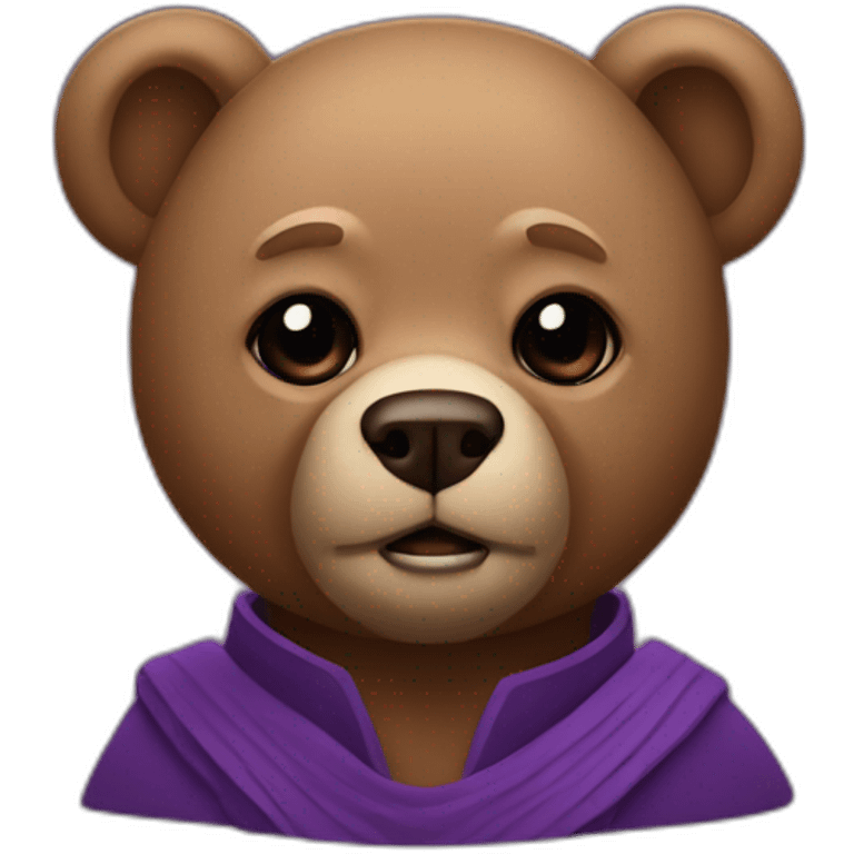 A Mace Windu bear emoji