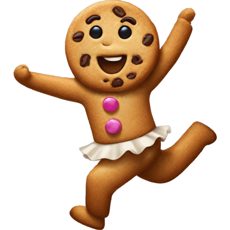 Dancing cookie  emoji