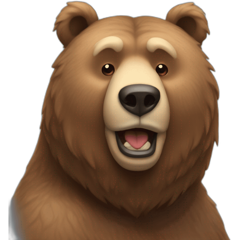 Big bear emoji