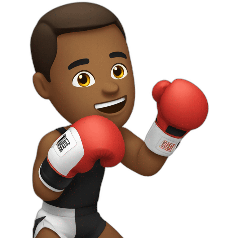 boxing training emoji