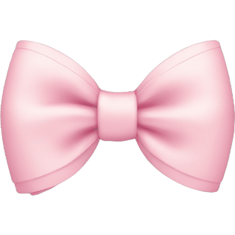 Pastel pink bow emoji