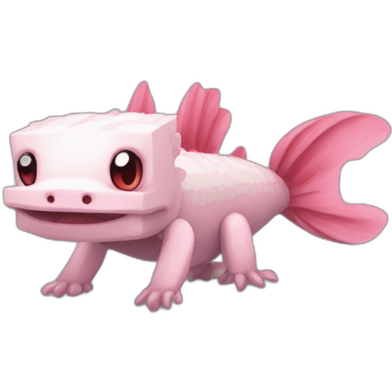 Minecraft axolotl emoji