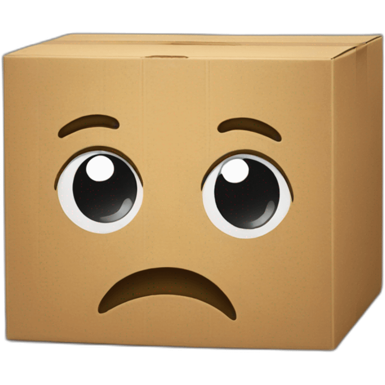 sad empty box emoji