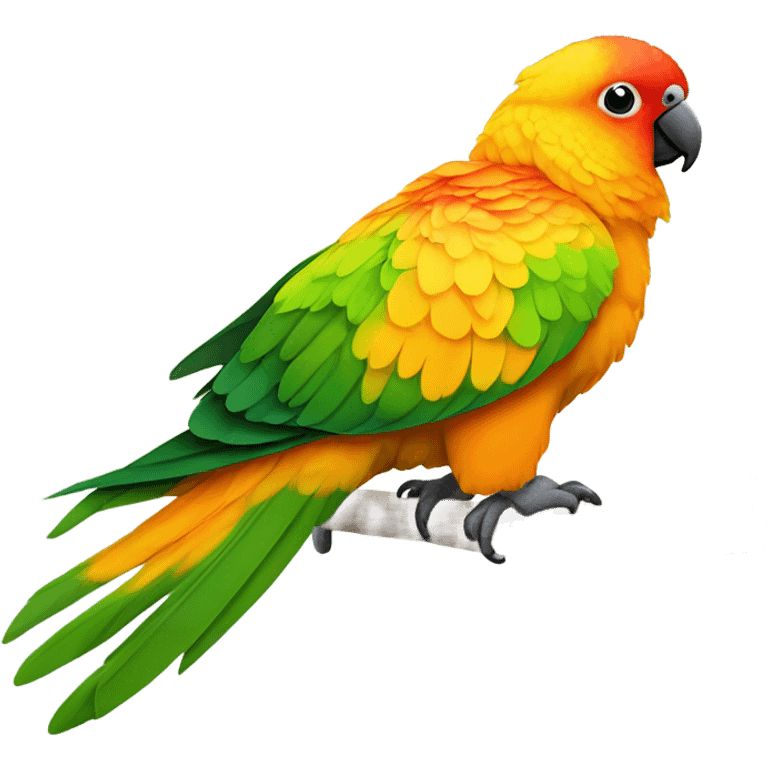 Sun conure emoji