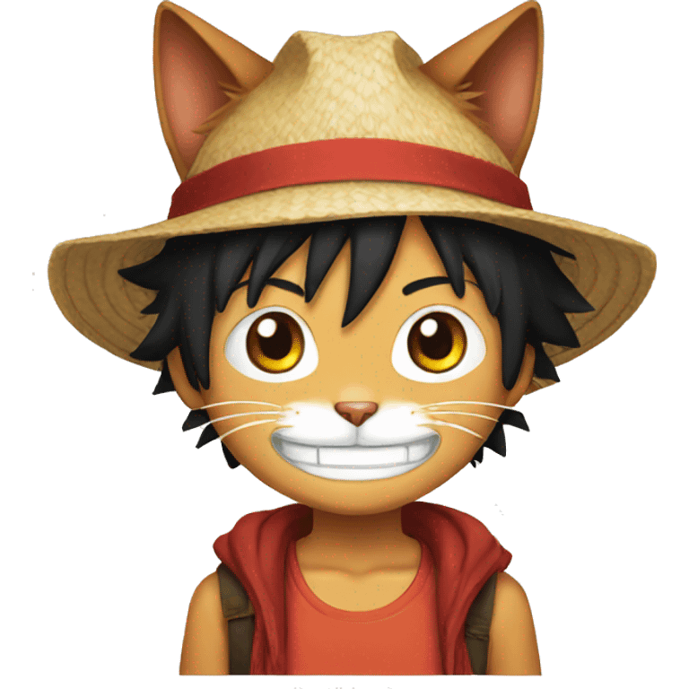 cat luffy emoji