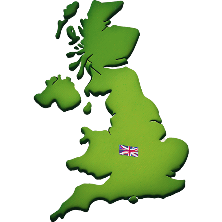 Uk map emoji