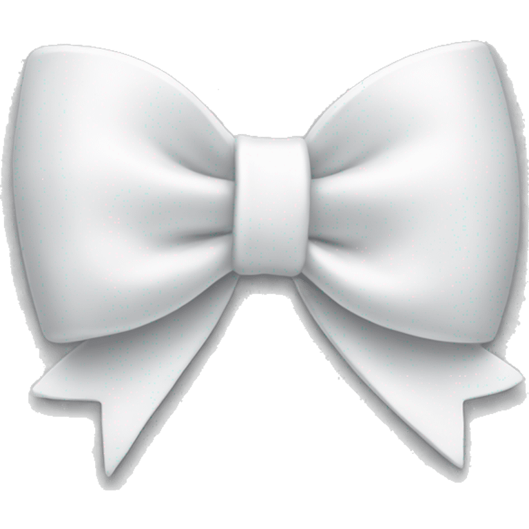 a white bow with “GA” written on it emoji