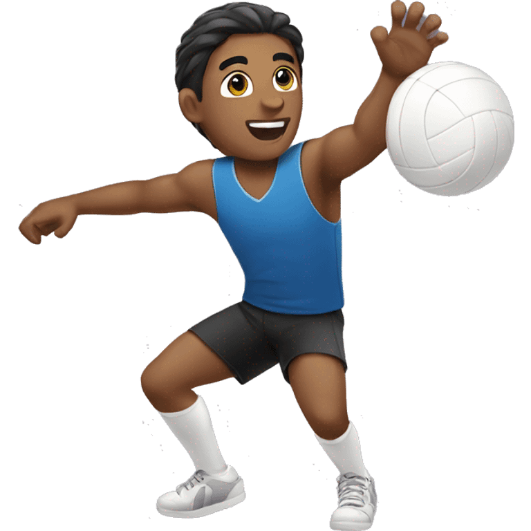 Male playing volleyball emoji