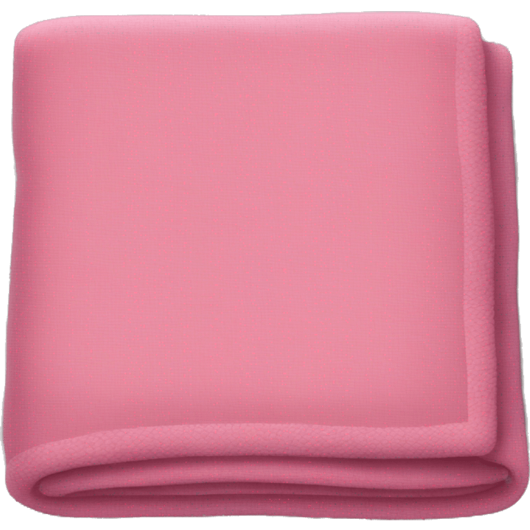 a pink blanket that is folded  emoji