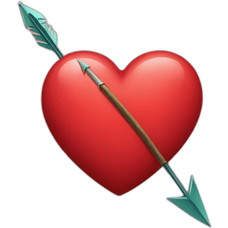 heart pierced with an arrow emoji