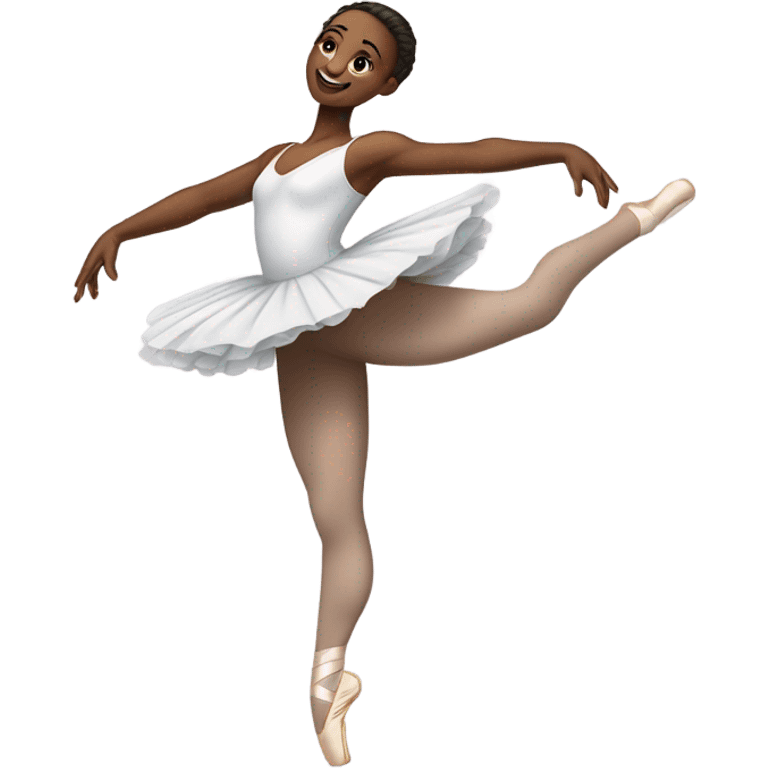 Ballet dancer wearing thigh highs emoji